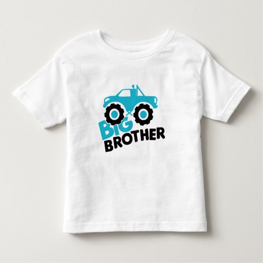 Grote Broer Monstertruck Kinder Shirts (Voorkant)