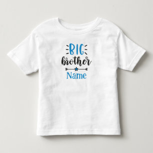 Grote Broer Persoonlijke Naam Schattig Kinder Shirts