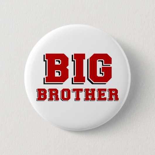 Grote Broer Ronde Button 5,7 Cm (Voorkant)