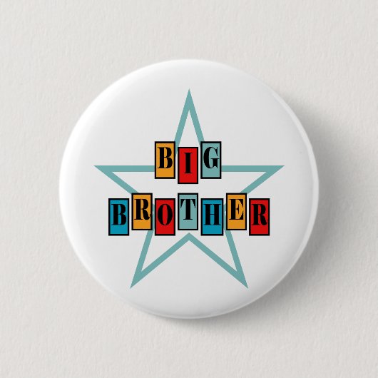Grote Broer Ronde Button 5,7 Cm (Voorkant)