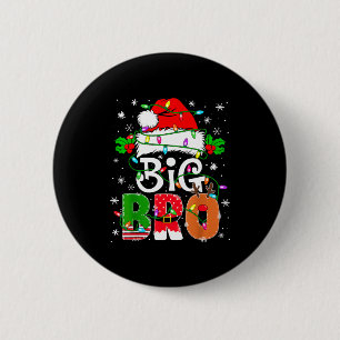 Grote Broer Sinterklaas Nieuwe Broer of Zus Aankon Ronde Button 5,7 Cm