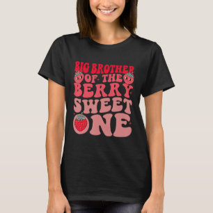 Grote Broer Van De Bes Smaakvolle Eén Aardbei T-shirt