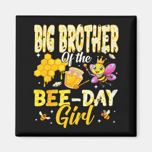 Grote Broer Van De Bij Dag Meisje Verjaardag Famil Magneet
