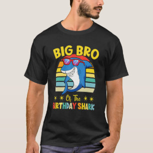 Grote Broer Van De Haai Verjaardag Familie Verjaar T-shirt