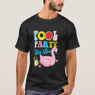 Grote Broer Van De Jarige Jongen Funny Zomer Zwemb T-shirt