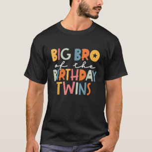 Grote broer van de Kinder tweeling van de verjaard T-shirt