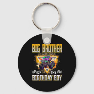 Grote Broer Van De Verjaardagsman Monstertruck Geb Sleutelhanger