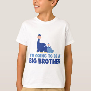 grote broer van dinosaurus om blauw te worden t-shirt