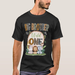 Grote Broer Van The Wild One Eerste Verjaardag Saf T-shirt