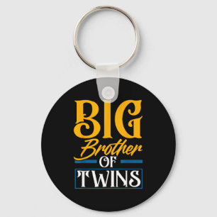 Grote Broer Van Tweeling Nieuwe Broer Sibling Grap Sleutelhanger