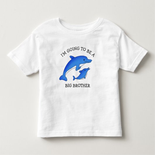 Grote broer worden | Dolfijnen Kinder Shirts (Voorkant)
