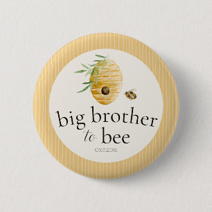 Grote Broer Wordt Bij Bij Baby Shower Familie Ronde Button 5,7 Cm