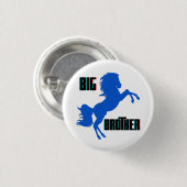 Grote broerpaarden ronde button 3,2 cm (Voorkant /achterkant)