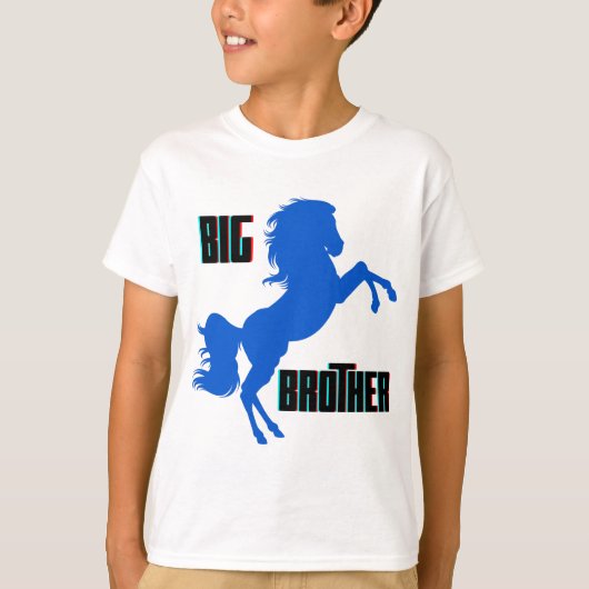 Grote broerpaarden t-shirt (Voorkant)