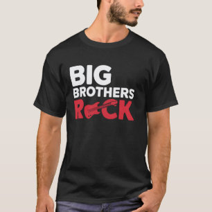 Grote Broers Rock Gitarist Muzikant Broer Cadeau T-shirt