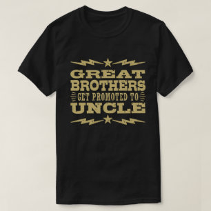 Grote broers worden gepromoot bij oom t-shirt