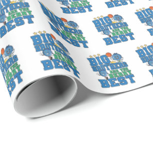 Grote broers zijn het allerbeste - Blauwebespennin Cadeaupapier