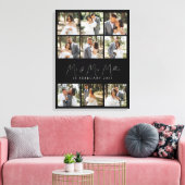 Grote Bruiloft Collage Foto Canvas Gift (Insitu (Woonkamer))