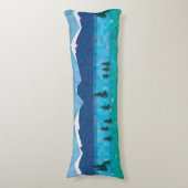 Grote bruine meeuw lichaamskussen (Voorkant Verticaal)