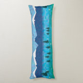 Grote bruine meeuw lichaamskussen (Achterkant (Verticaal))