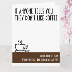 Grote bruine zondag van Coffee Lover Kaart