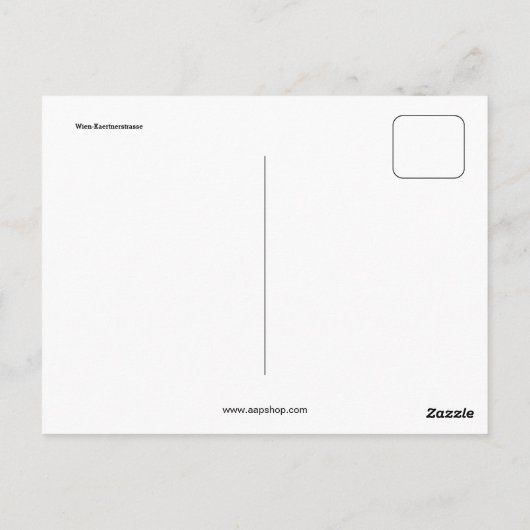 Grote  buikepokscène Wenen Oostenrijk Briefkaart (Achterkant)