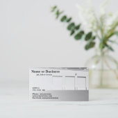 Grote buiten utility garage visitekaartje (Staand voorkant)