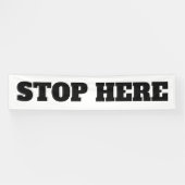 Grote buitenstop hier Business Custom Spandoek (Horizontaal)