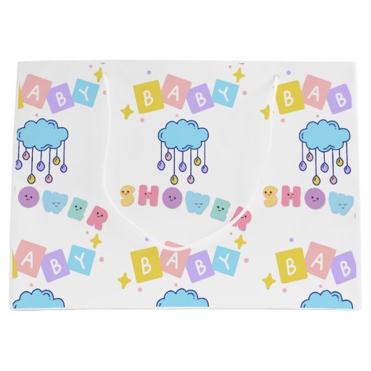 Grote cadeautas voor babyfeest (Voorkant)