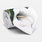 Grote calla's stropdas (Opgerold)