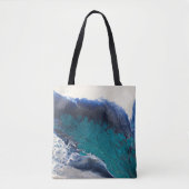 Grote Canvas tas geïnspireerd op Blue Planet (Voorkant)