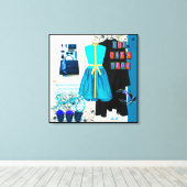 Grote canvasafdrukken: maak een verklaring canvas afdruk (Insitu (Houten vloer))