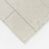 Grote Canyon-kaartdeken Fleece Deken (Hoek)