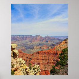 Grote Canyon Rode Rotslagen Poster