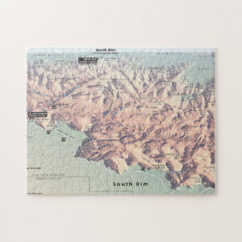 Grote Canyon South Rim kaart puzzel