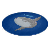 Grote cartoon van de zeeduivel snijplank (Hoek)