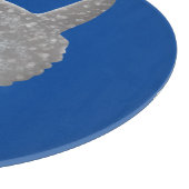 Grote cartoon van de zeeduivel snijplank (Hoek)