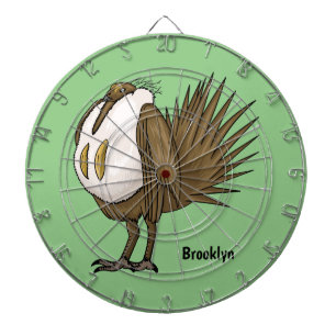 Grote cartoon van een grote hondenboomgaard dartbord
