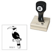 Grote cartoon van hondvogel 	rubberstempel (Gestempeld)