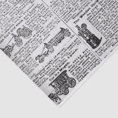 Grote  cataloguspagina tissuepapier (Detail)