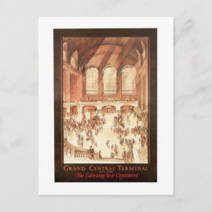 Grote centrale terminal briefkaart