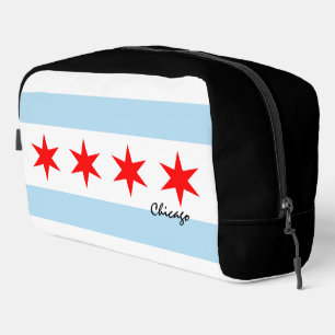 Grote Chicago tas, mode, Chicago vlag Toilettasje