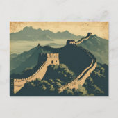 Grote Chinese Muur Reizen Briefkaart (Voorkant)