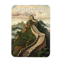Grote Chinese Muur Reizen Kunst Vintage