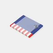 Grote Chroom als Silver Star op feestelijke kleure Post-it® Notes (Schuin)