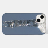 Grote cirkel in blauwe lucht Case-Mate iPhone case (Achterkant (horizontaal))