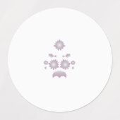 Grote cirkelkleefstof / waterdicht etiket labels (Design 1)