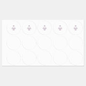 Grote cirkelkleefstof / waterdicht etiket labels (Vel)