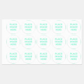 Grote cirkelkleefstof / waterdicht etiket labels (Vel)