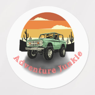 Grote cirkelkleefstof / waterdicht etiket labels